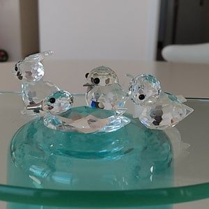 💝4 Swarovski retired mini crystal figurines EUC